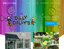 Tablet Screenshot of dillydallys.com